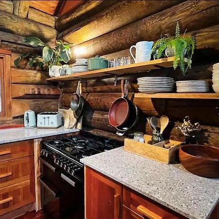 Coromandel Secluded Log Cabin Retreat Hikuai Dış mekan fotoğraf
